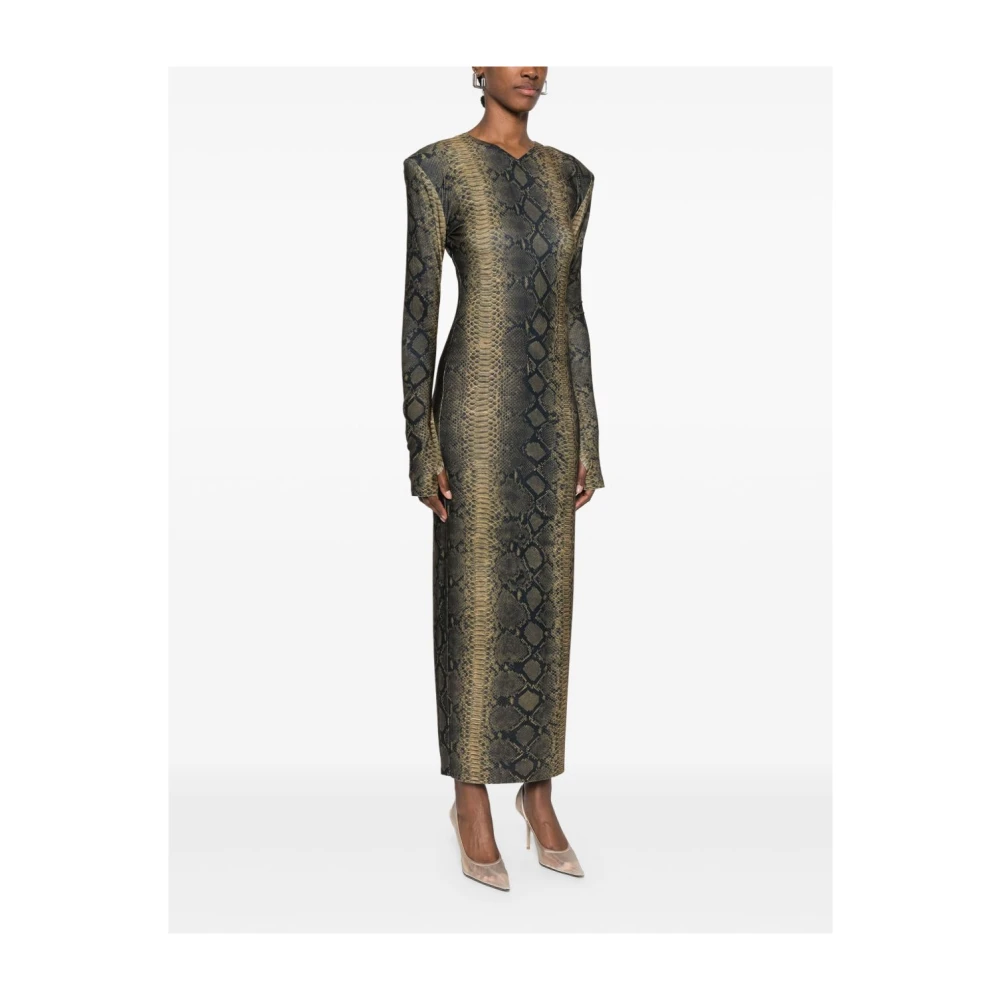 Norma Kamali Groene V-hals Lange Mouw Ondergoed Multicolor Dames