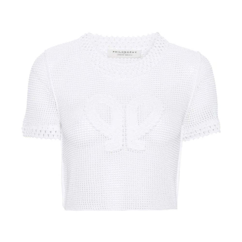 Philosophy Di Lorenzo Serafini Mujer Blanco Camisetas, Talla: M