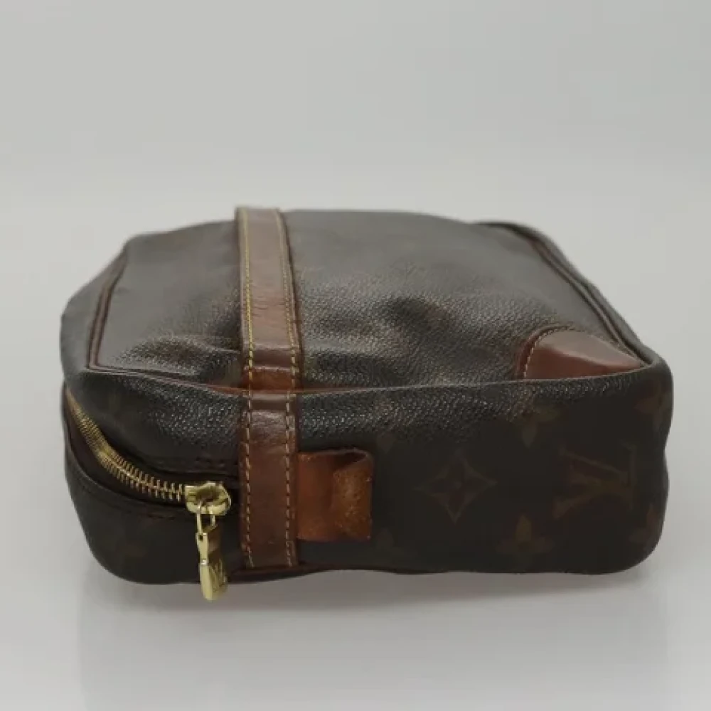 Louis Vuitton Vintage Pre-owned Canvas clutches Brown Dames