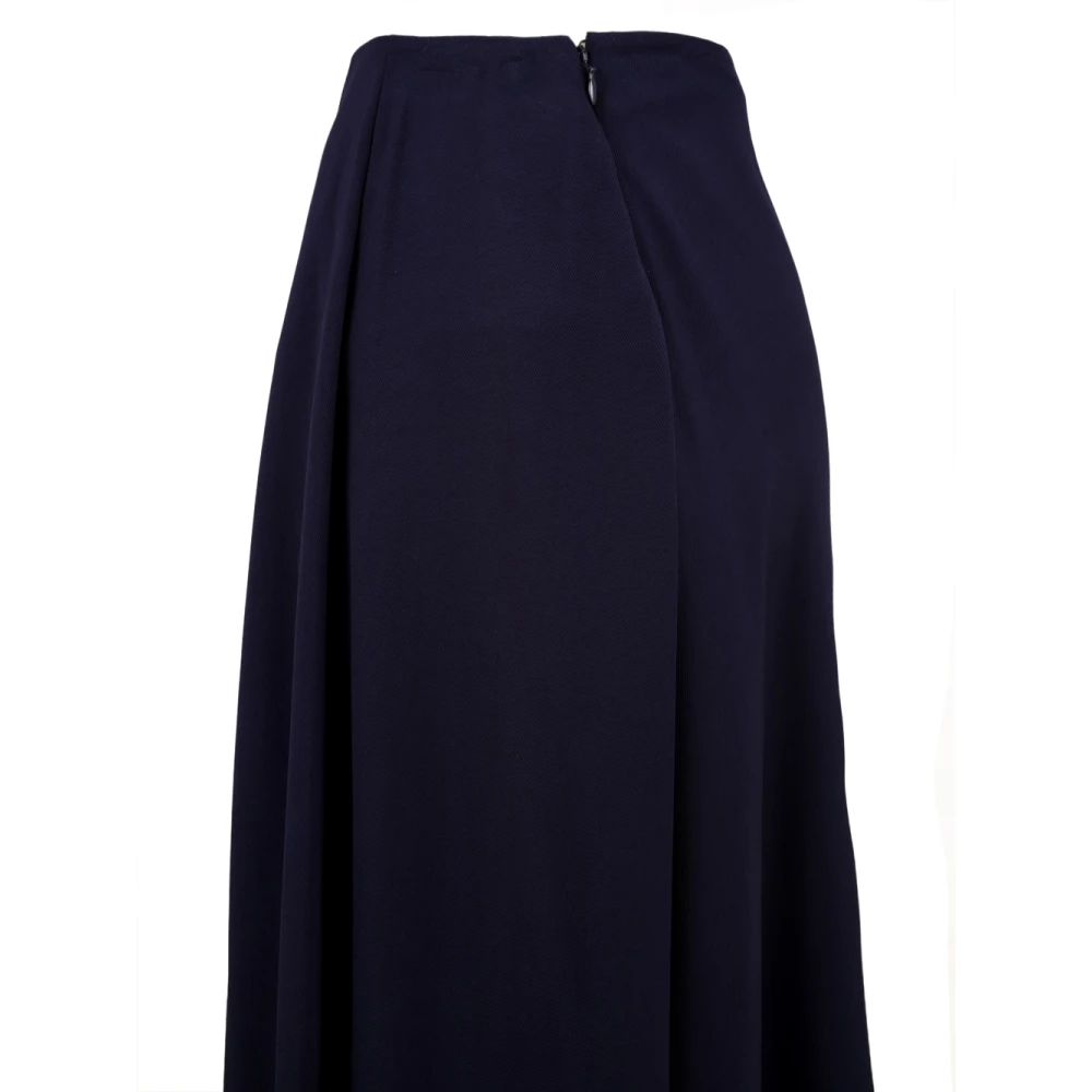 Aspesi Navy Skirt Ws04 G461 Blue Dames