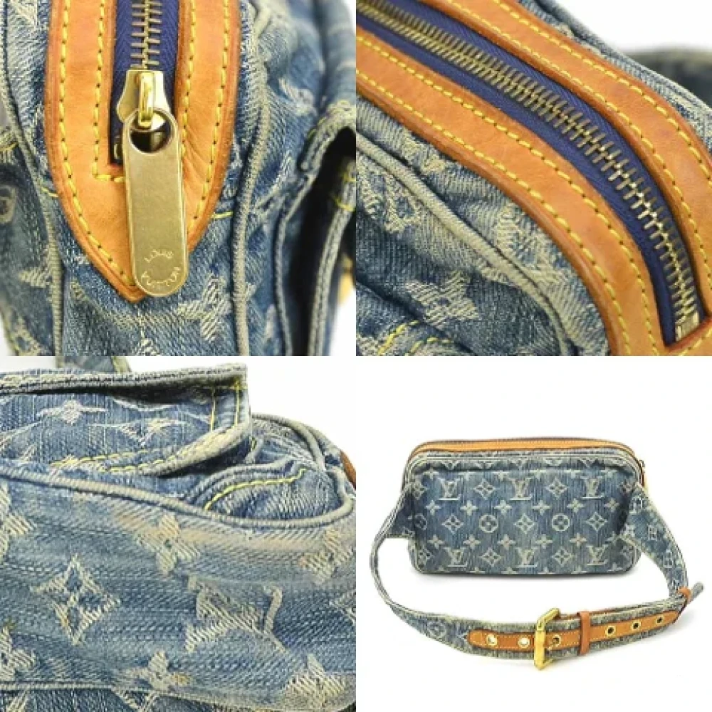 Louis Vuitton Vintage Pre-owned Denim louis-vuitton-bags Blue Dames
