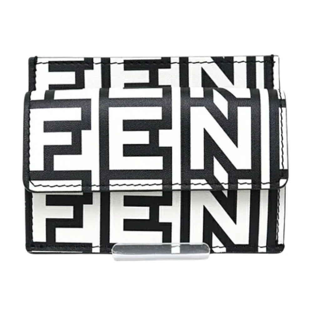 Fendi Vintage Pre-owned Leather wallets White Dames