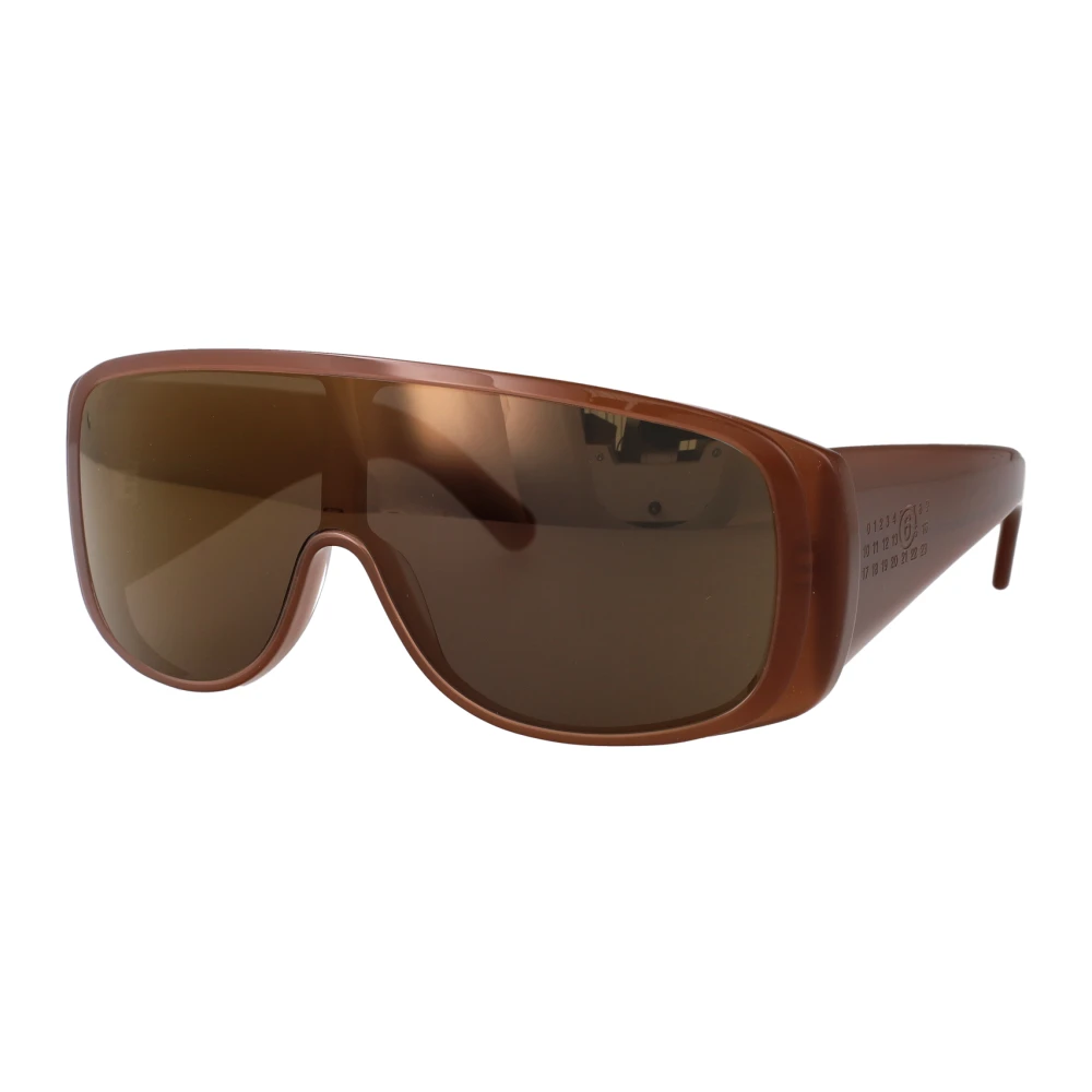 Maison Margiela Unisex Brown Sunglasses, 69 Mm, Mask Sunglasses