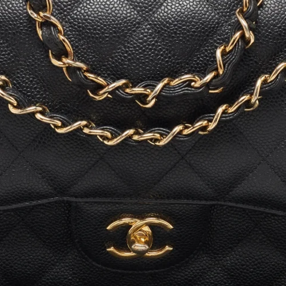 Chanel Vintage Pre-owned Leather chanel-bags Black Dames
