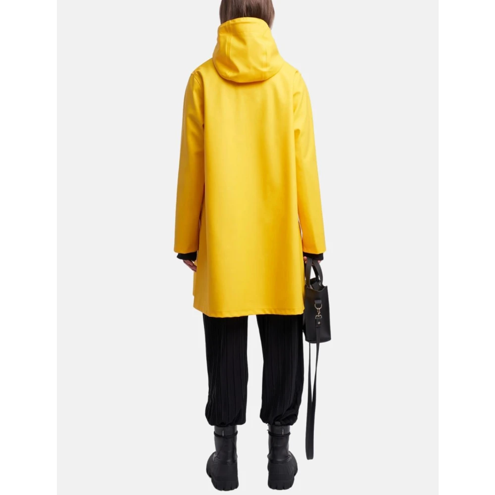 Stutterheim Gele A-lijn regenjas Mosebacke Yellow Dames