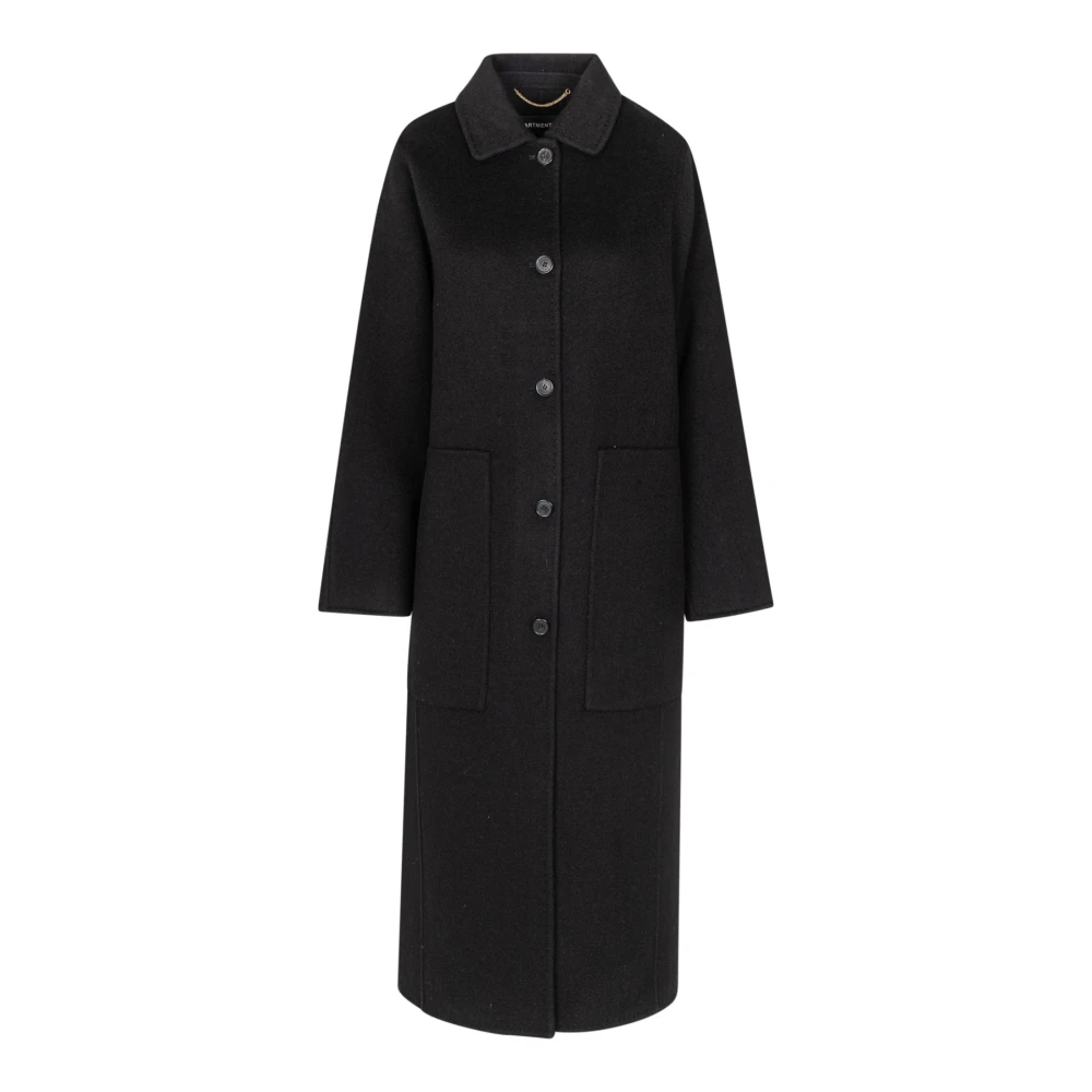 Department Five Stijlvolle Denim Jack met Zakken Black Dames