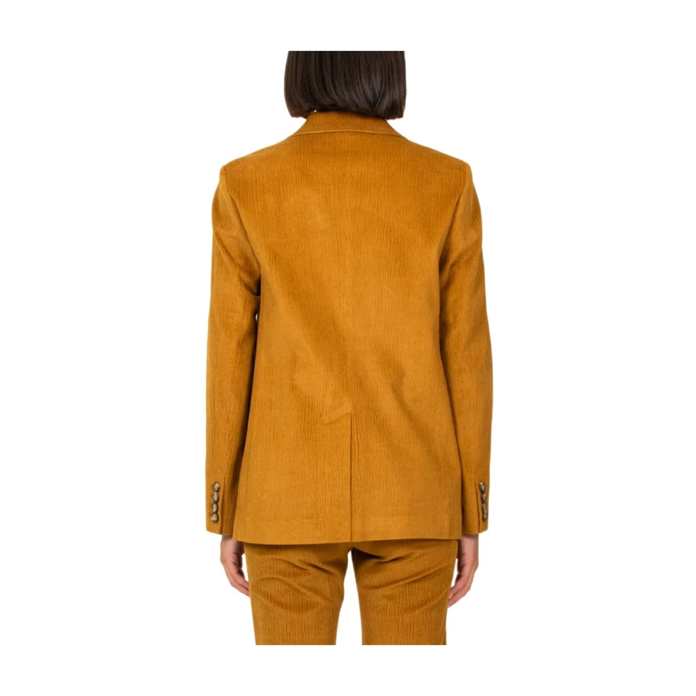 Momoni Katoenen Sigarenjasje Slim Fit Brown Dames
