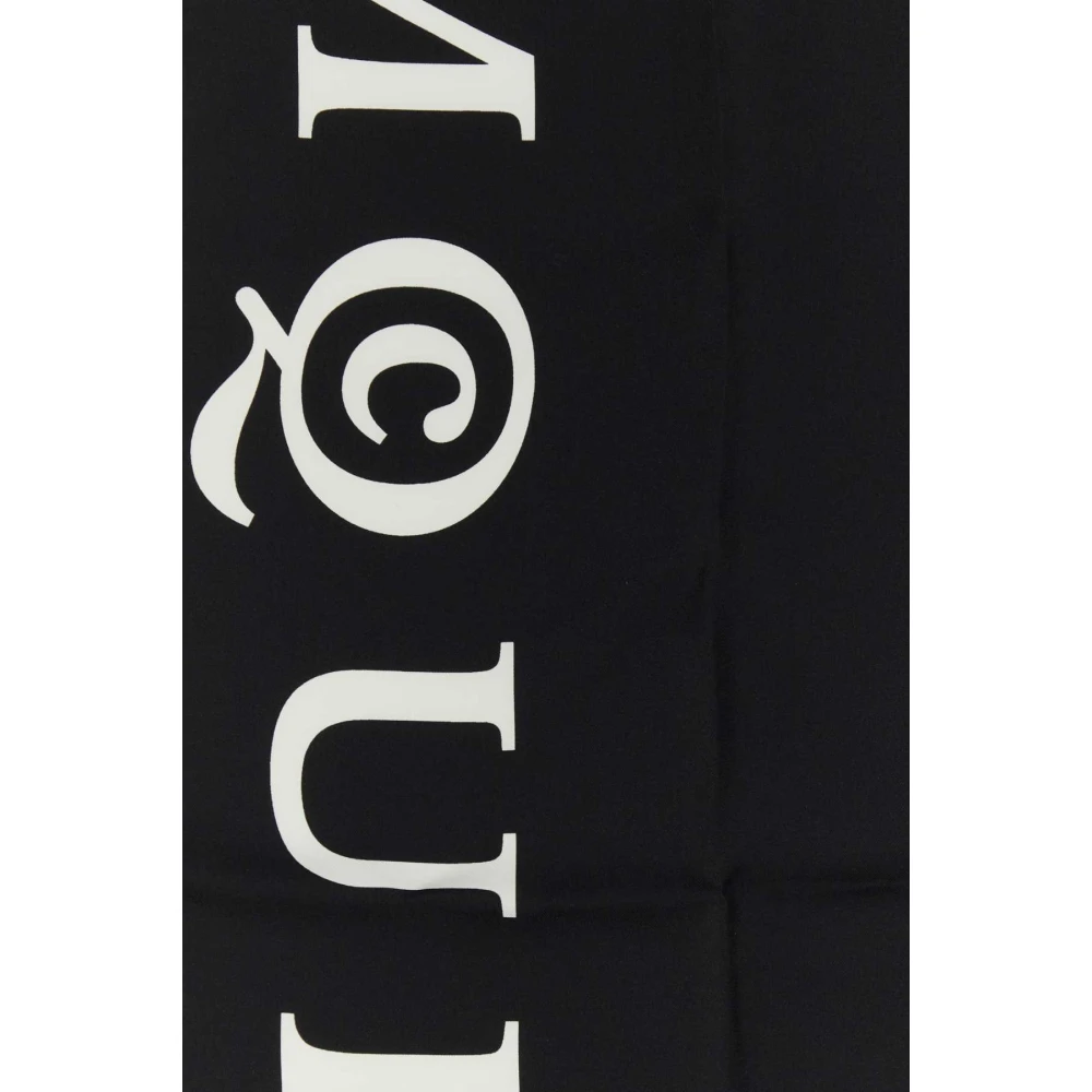 alexander mcqueen Zijden Zwarte Foulard Sjaal Black Dames