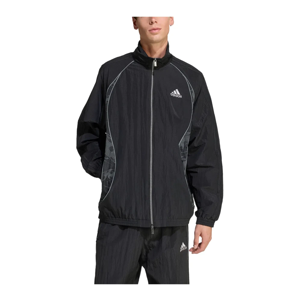Adidas Black Training Jackets, Male, L, Adilenium Season 4 Teamgeist Track Top