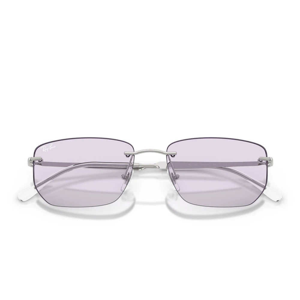 Ray-Ban Unisex Sunglass RB3768 Transitions ® Color Touch ™ Lenses - Frame color: Silver, Lens color: Amethyst - Image 5