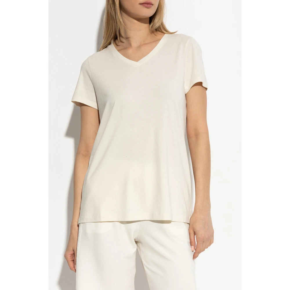Hanro T-shirt Sleep & Lounge Beige Dames