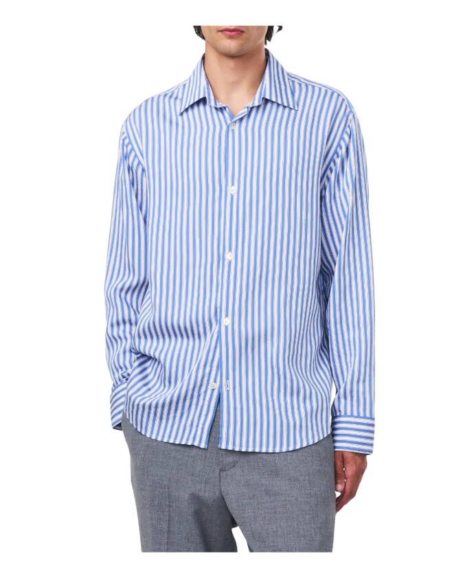 chemise-a-rayures-bleues-en-twill