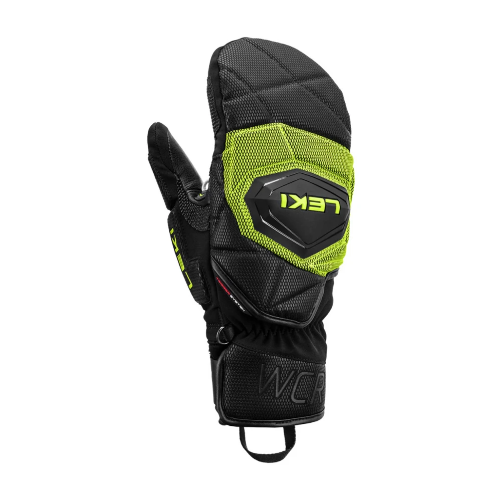 Leki HS WCR Coach 3D Handschoen Zwart Ice Lemon Black Heren