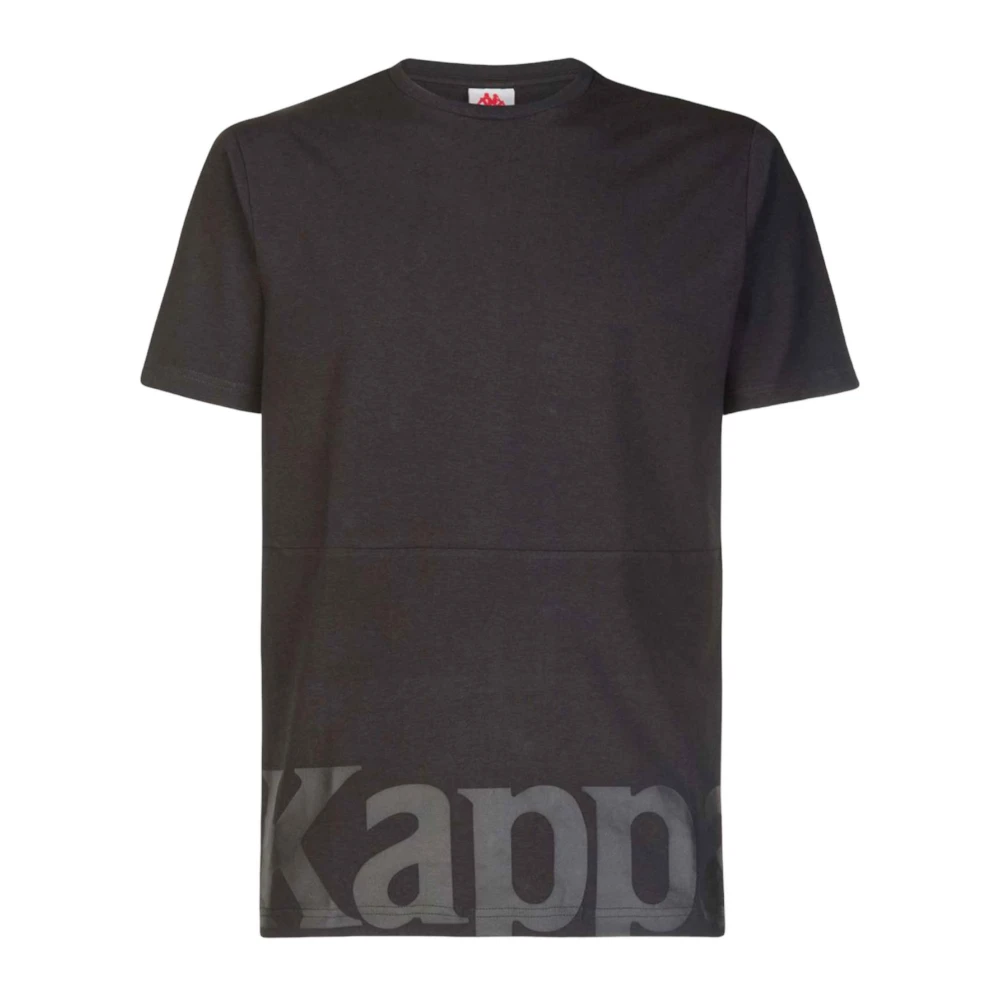 Kappa T-Shirts Black Heren