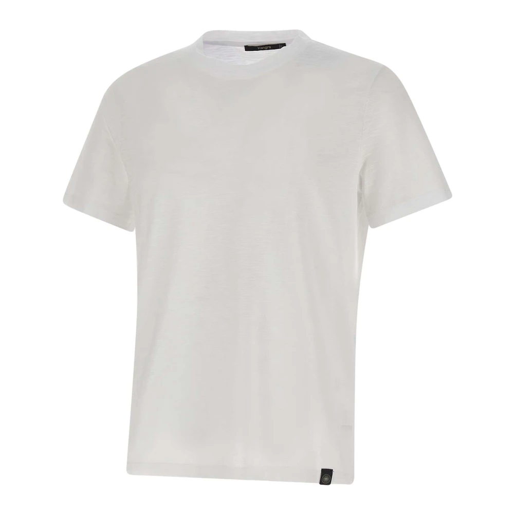 Kangra Men's White T-Shirts, 2XL, Crew Neck Cotton T-Shirt