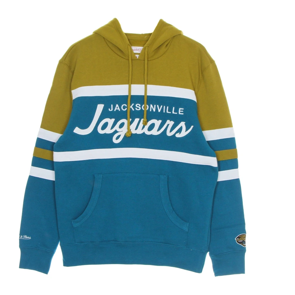 Mitchell & Ness NFL Head Coach Hoody Jacksonville Jaguars Blue Heren
