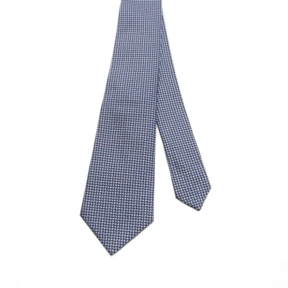 Armani Pre-owned Silk home-office Blue Heren