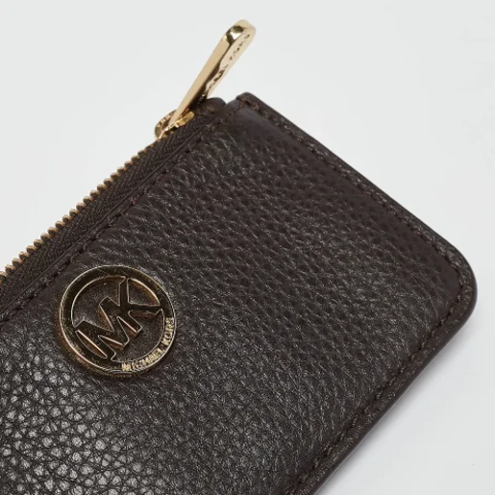 Michael Kors Pre-owned Leather wallets Brown Dames