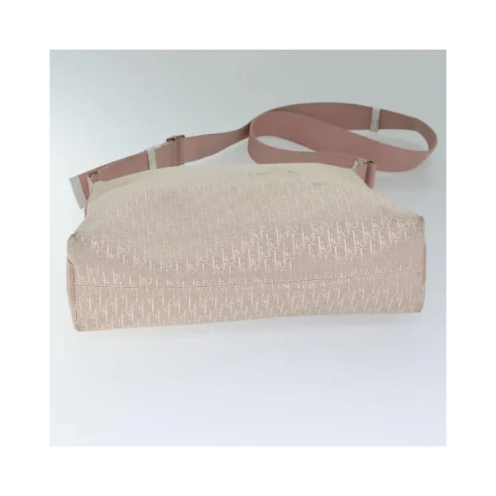Dior Vintage Pre-owned Canvas dior-bags Pink Dames