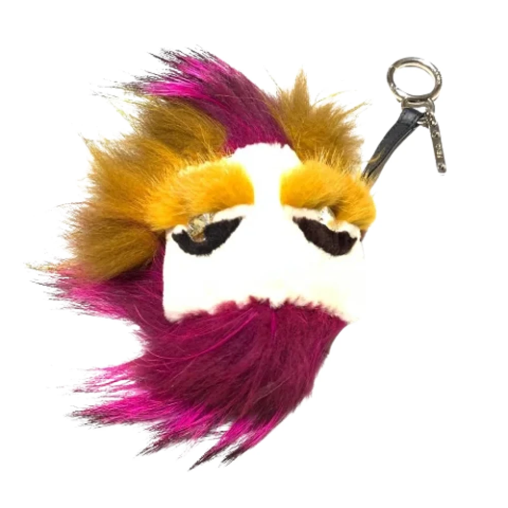 Fendi Vintage Pre-owned Fur key-holders Multicolor Dames