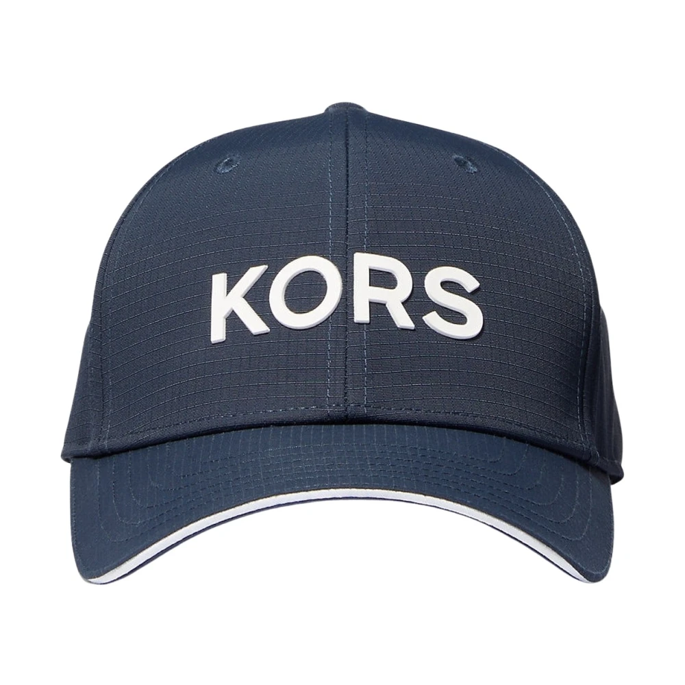 Michael Kors Blauwe Ripstop Tech Hoed voor Volwassenen Blue Heren