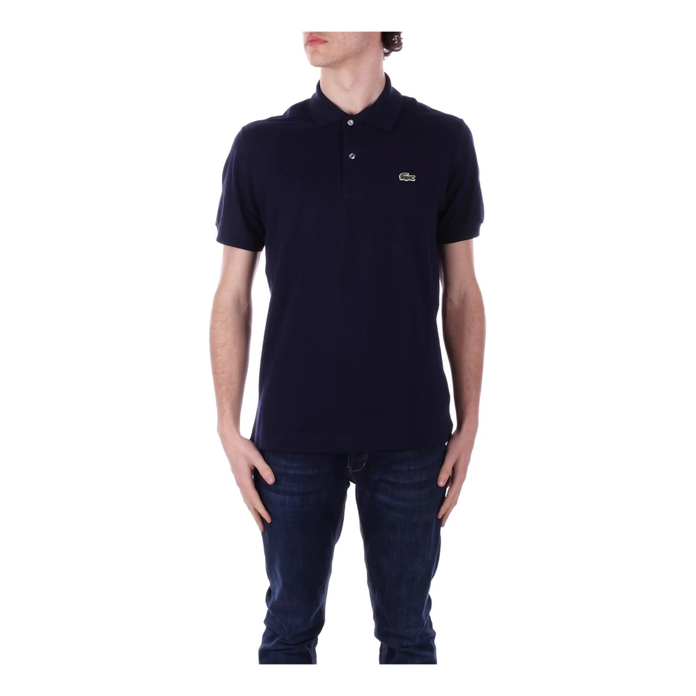 Lacoste Blauwe Polo T-shirts en Polos Blue Heren