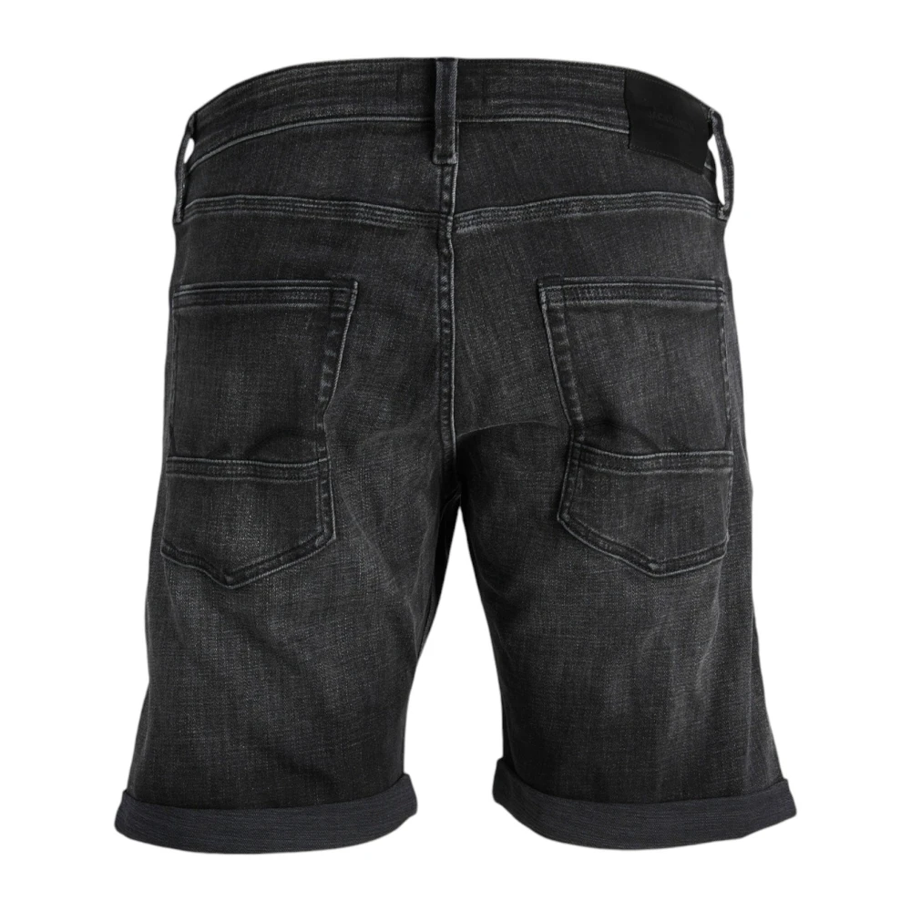 jack & jones Casual Zip Button Shorts Zwart Lente Zomer Black Heren