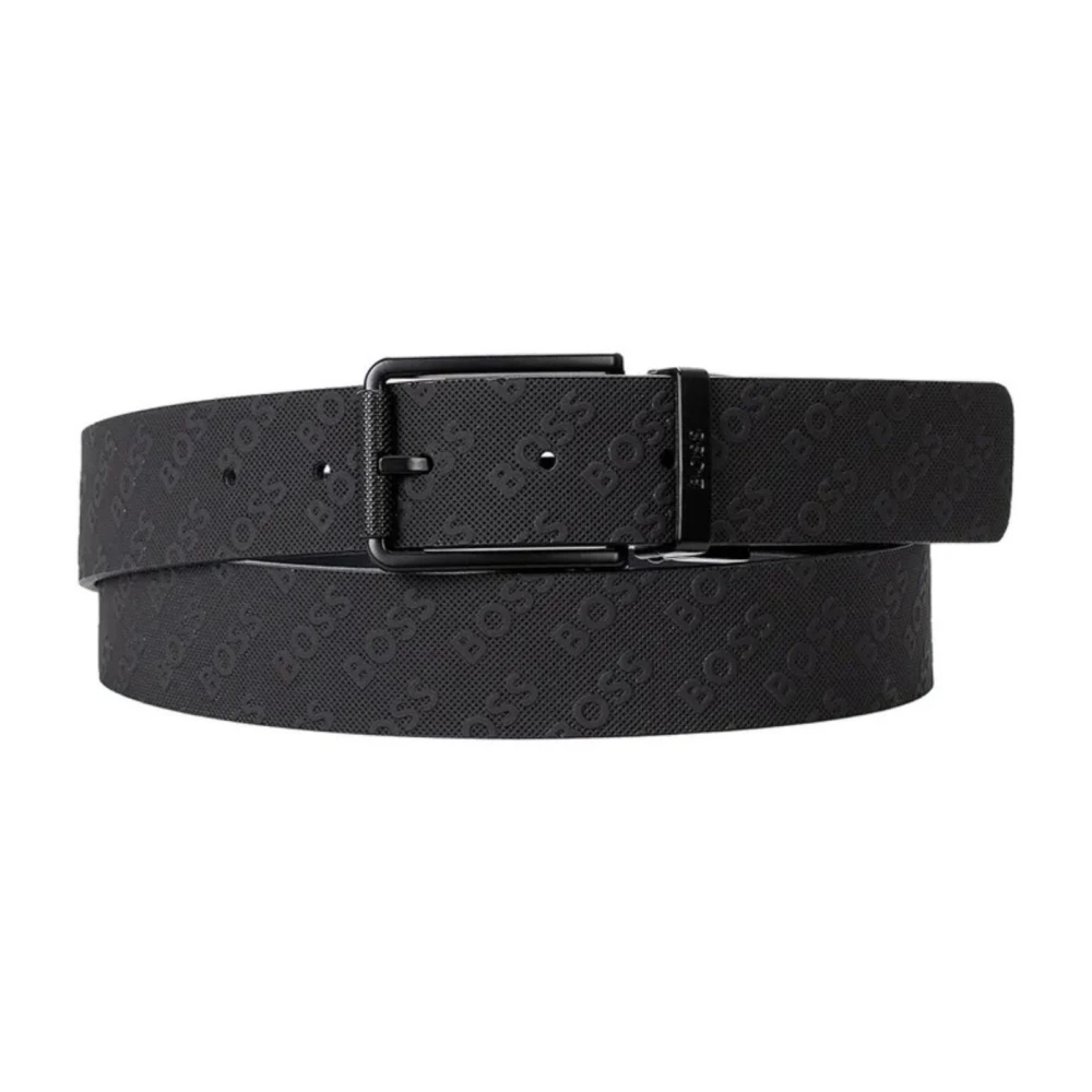 Hugo Boss Herenriem Tintin-Boss_Or35_Sp Black Heren