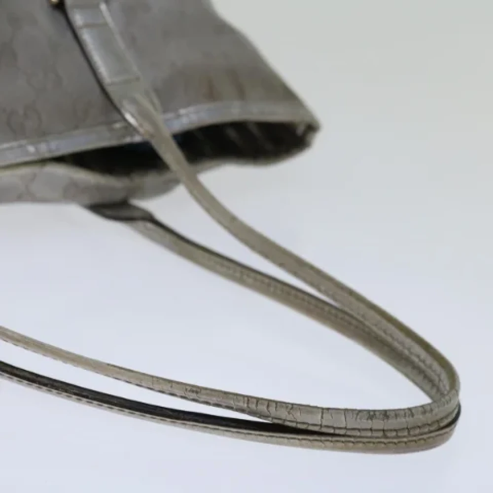 Gucci Vintage Pre-owned Canvas totes Gray Dames