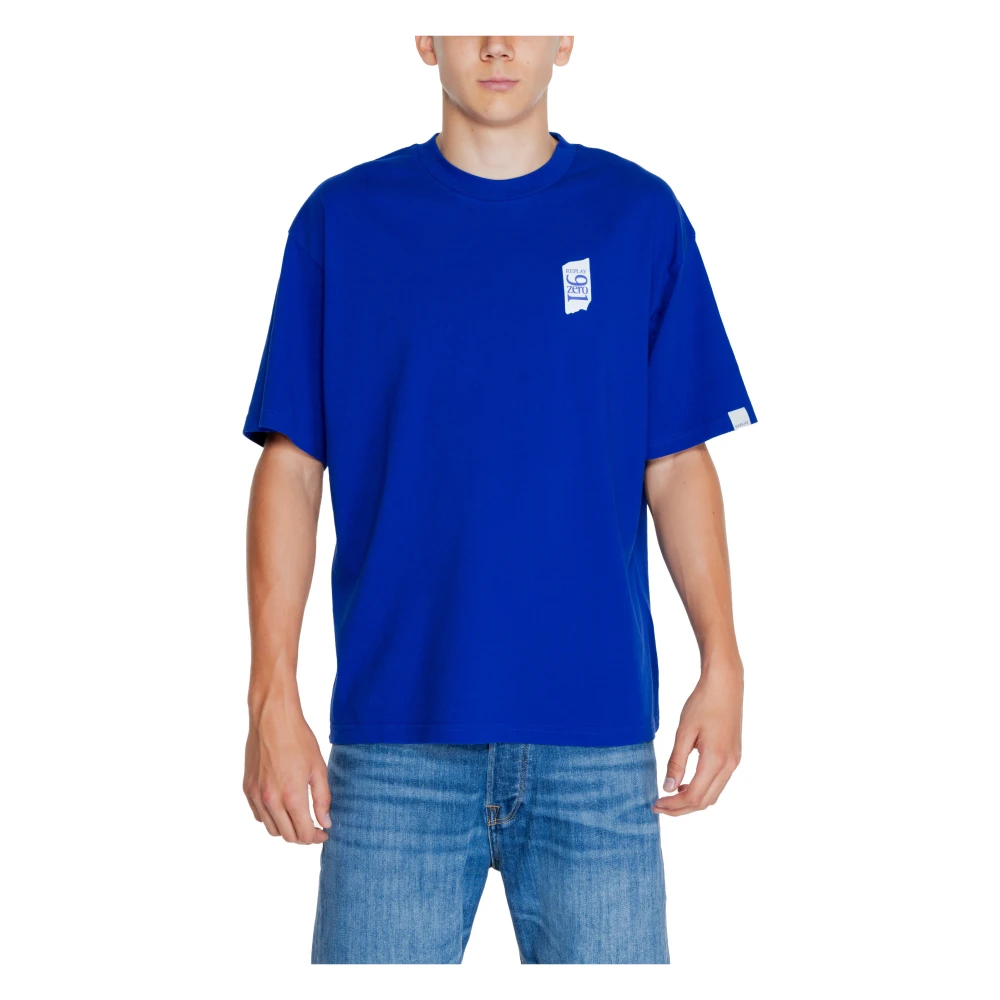 Replay - Tops > T-Shirts - Blue - Replay - Modalova
