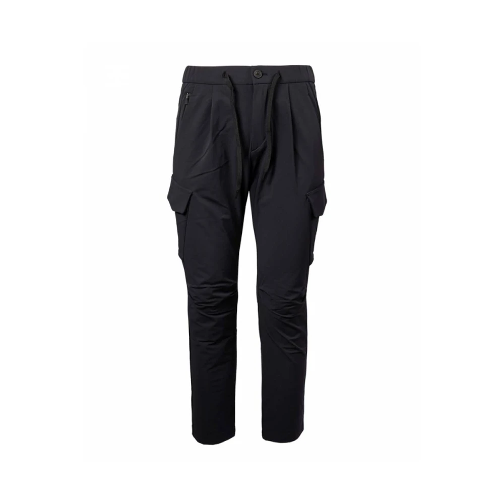 Herno Geslepen Broek Black Heren