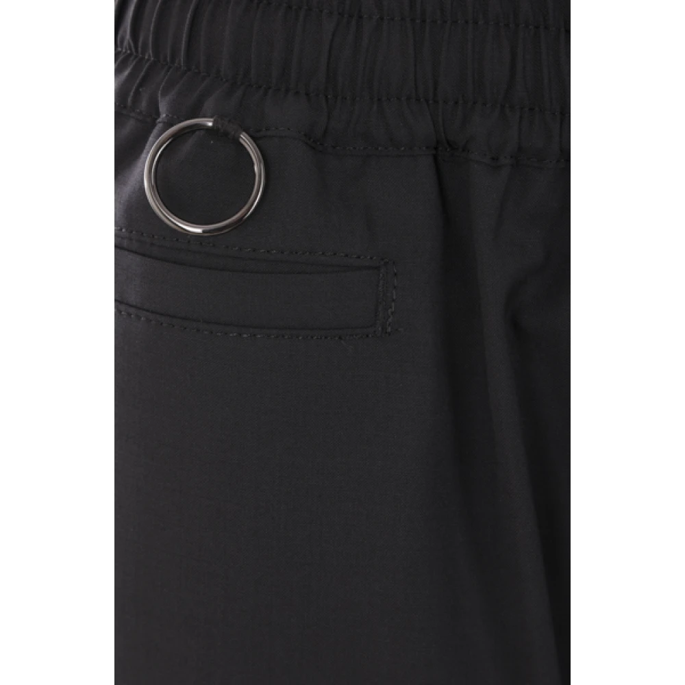 Undercover Zwarte joggingbroek met inside-out stiksels Black Dames