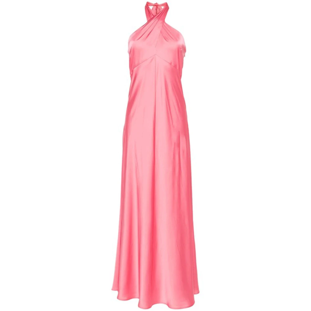 D.Exterior Koraalroze Maxi Jurk Pink Dames