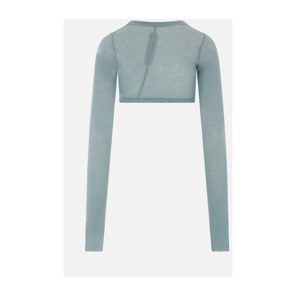 Rick Owens Cropped Top Blue Dames