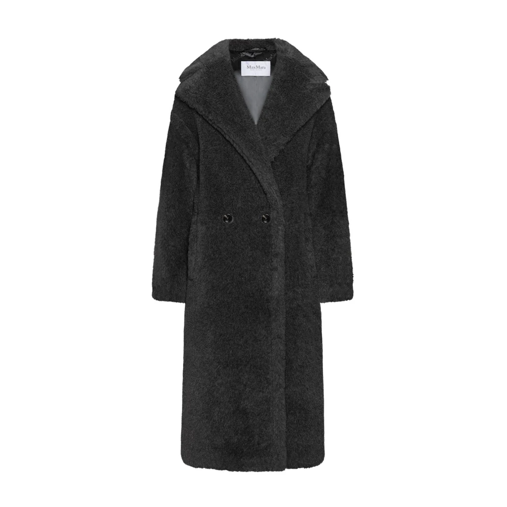 Max Mara Luxe Alpaca Teddy Jas Gray Dames