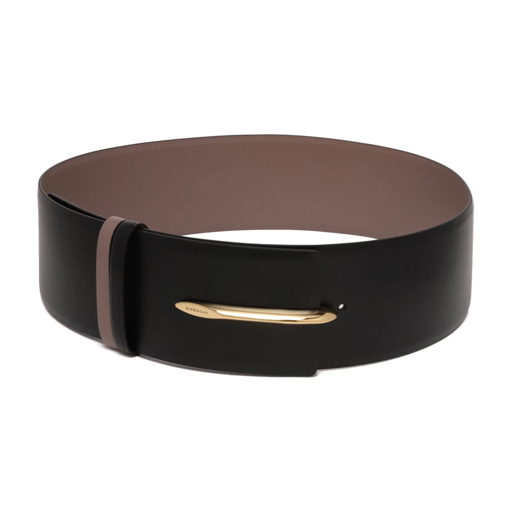 Givenchy Women's Black Belts, 85 Cm, Pinch Reversible Leather Belt