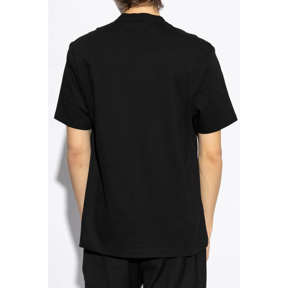 Versace T-shirt met Medusa-hoofd Black Heren