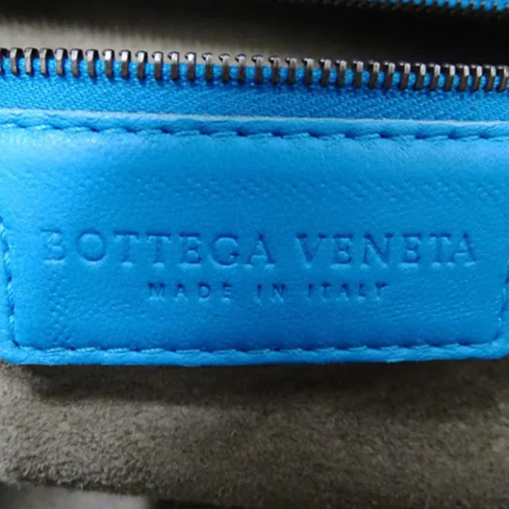 Bottega Veneta Vintage Pre-owned Leather handbags Blue Dames
