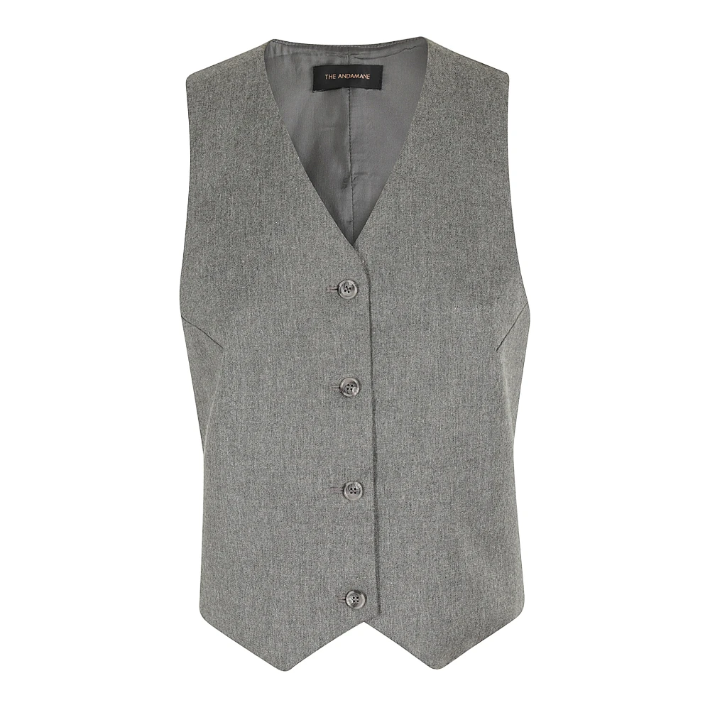 Andamane Stijlvolle Pauline Denim Jack Gray Dames