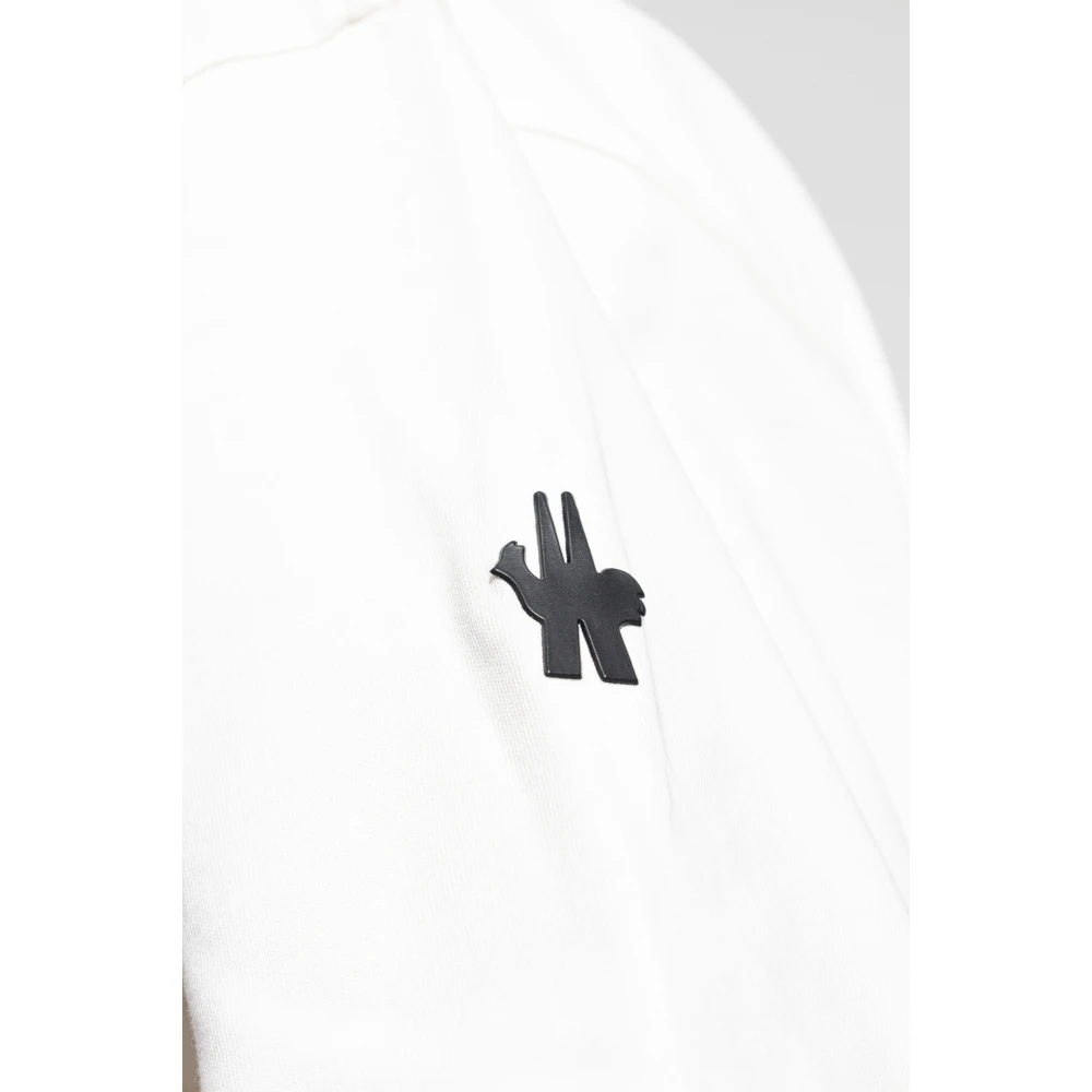 Moncler T-shirt met logo White Heren