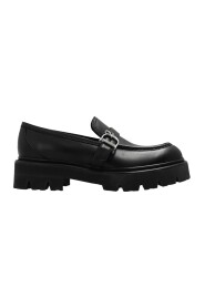 Leather loafers