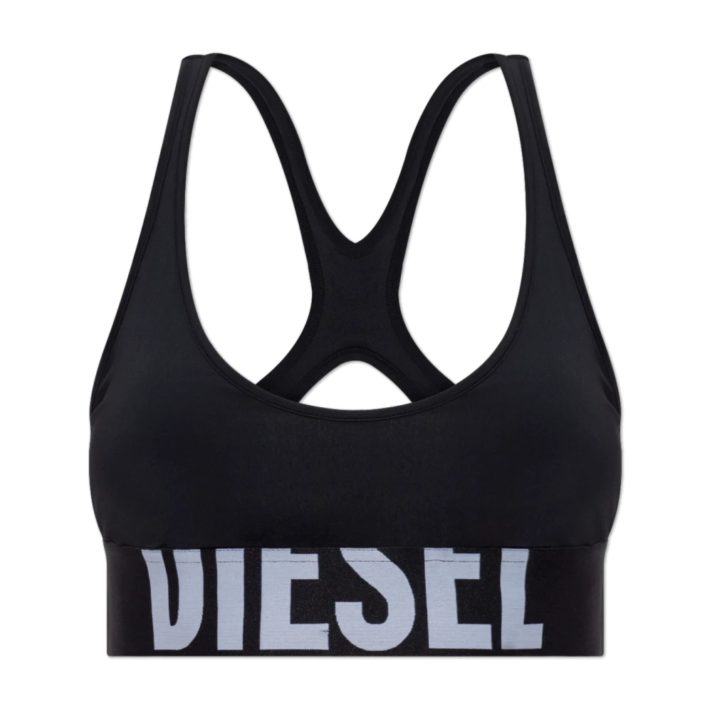 Diesel Vrouw Zwart Fitness Dames, Xs, Sportbeha Allison-D-Pop