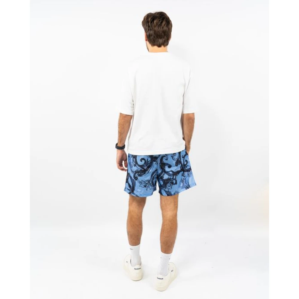 Versace Jeans Couture Shorts Blue Heren