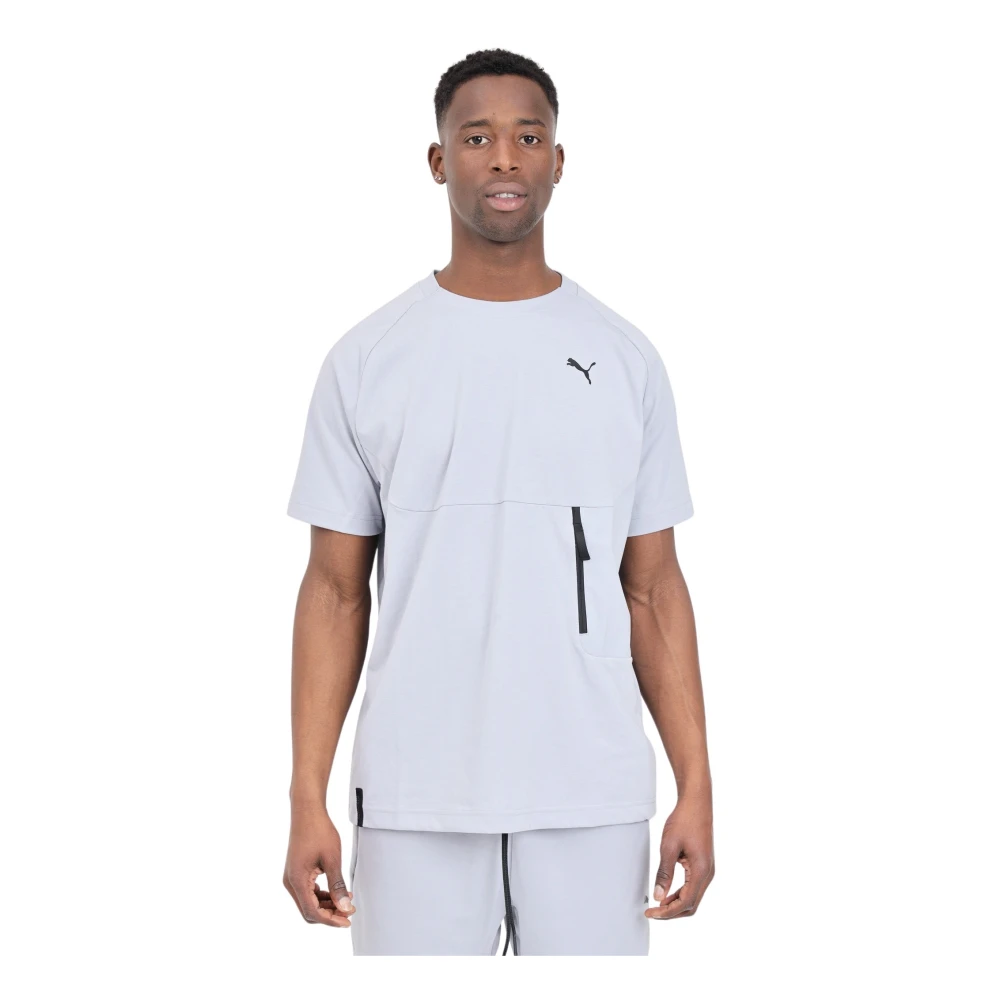 Puma T-Shirts Gray Heren