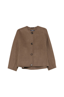 marron-laine-bouton-vetements-dexterieur