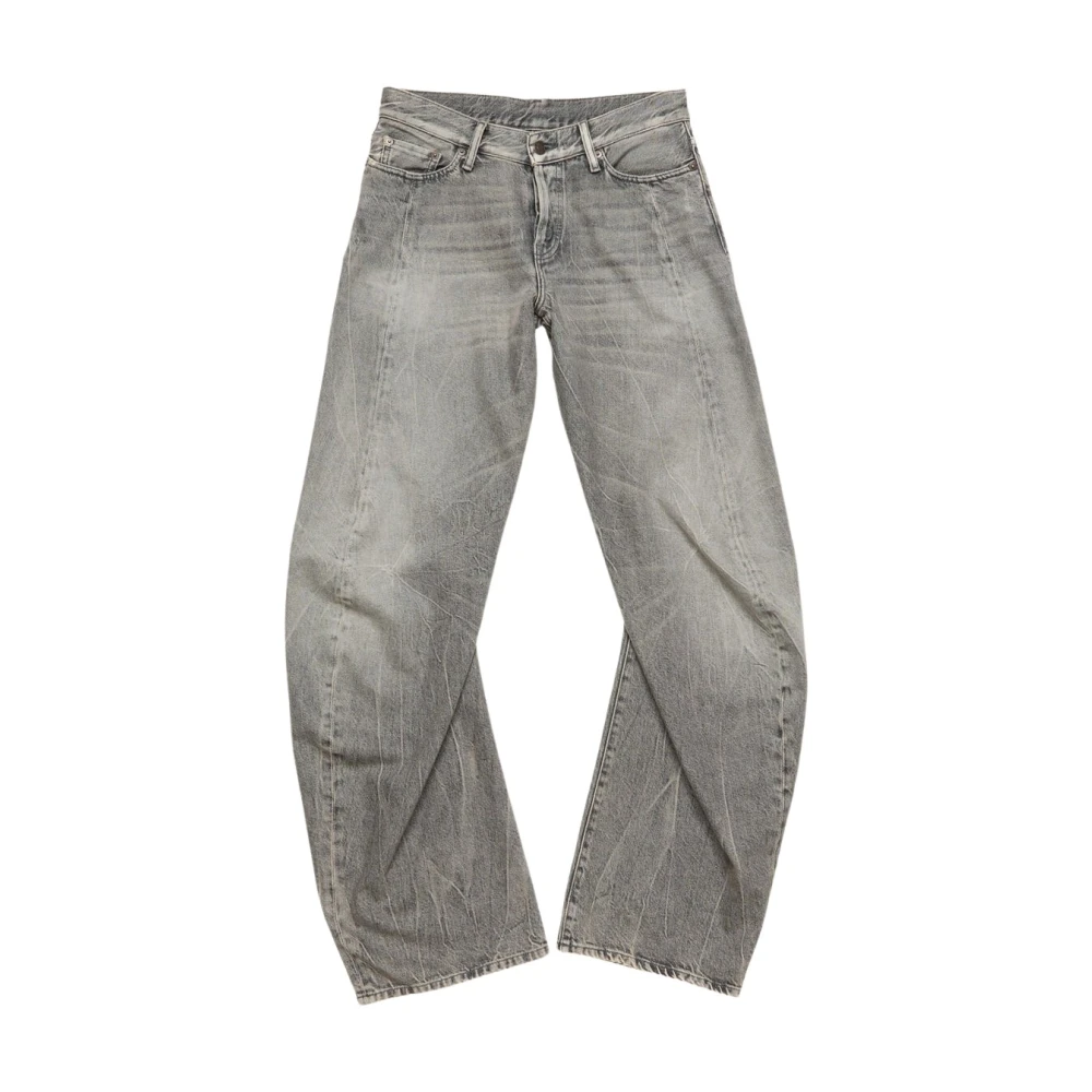 Acne Studios Women's Black Loose Fit Jeans, W28 L32, 2006F Gothik 5-Pocket Denim