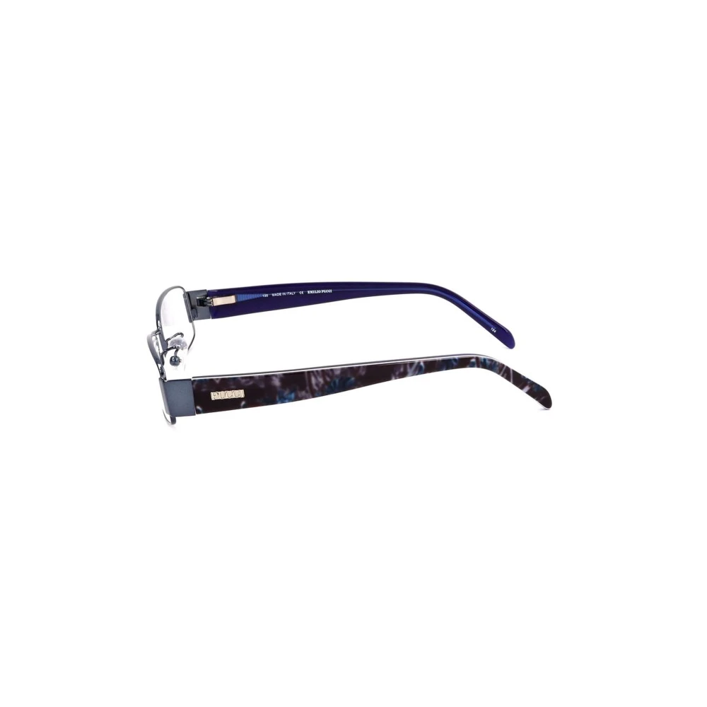 EMILIO PUCCI Blauw Metalen Frame Dameshorloge Blue Dames