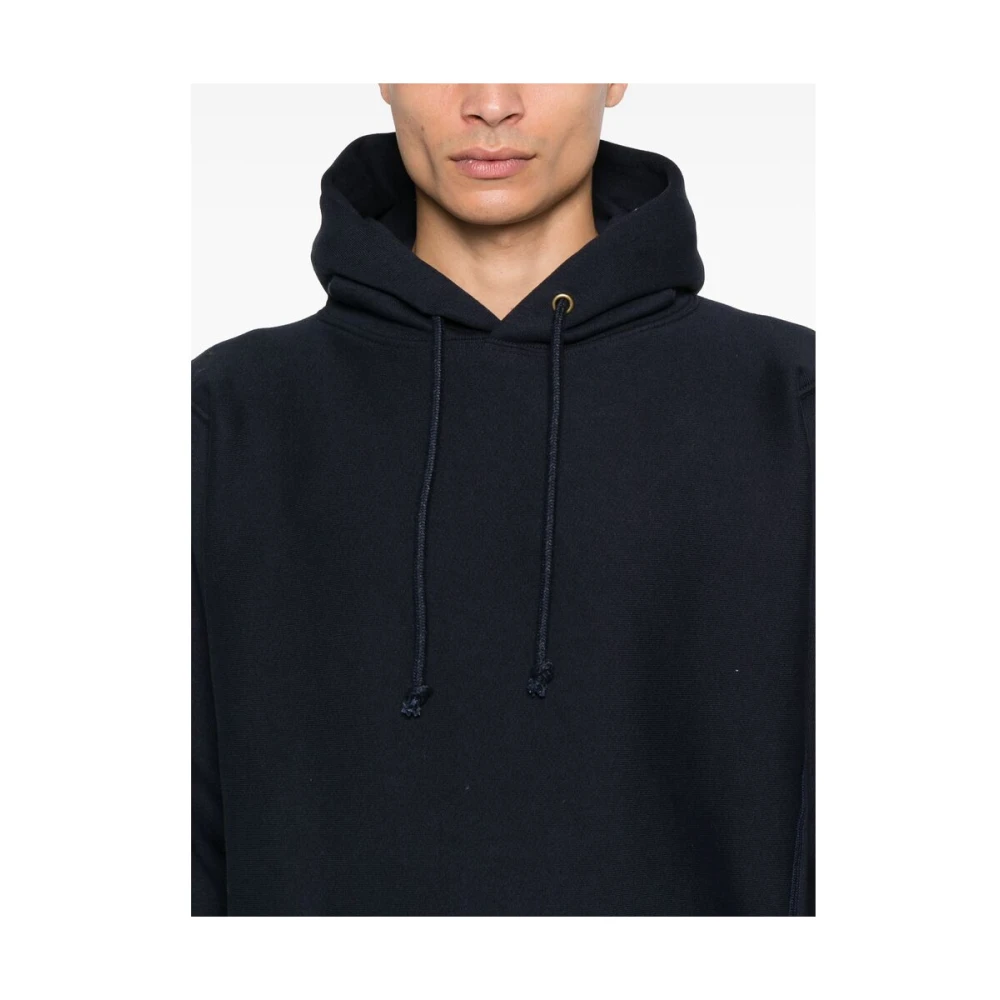 Champion Navy Blue Hoodie Blue Heren
