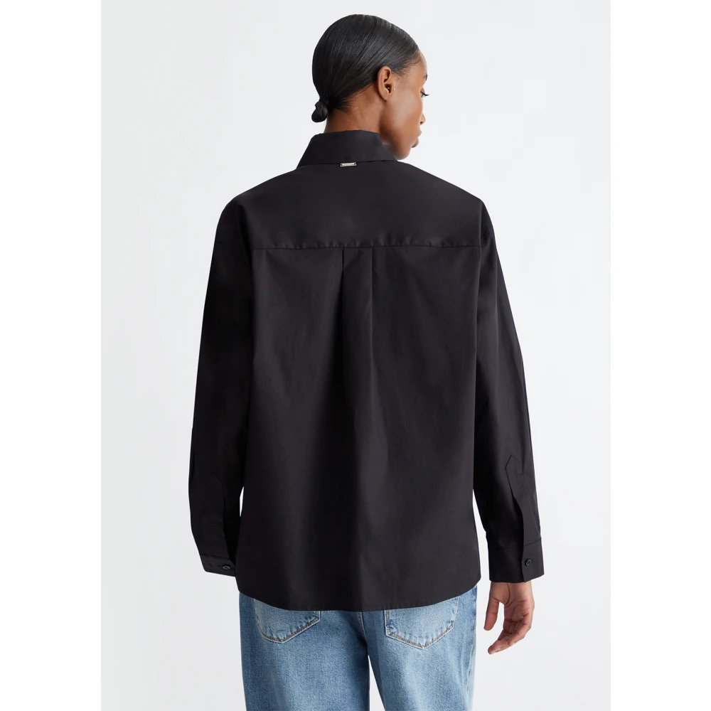 Liu Jo Studded Oversized Shirt Black Dames