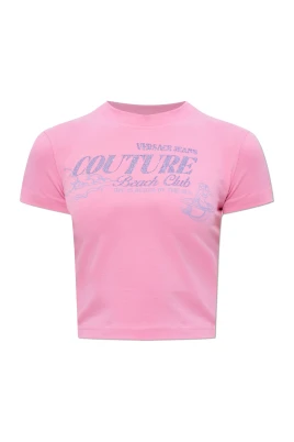 Printed Embellished Cotton-Jersey T-Shirt